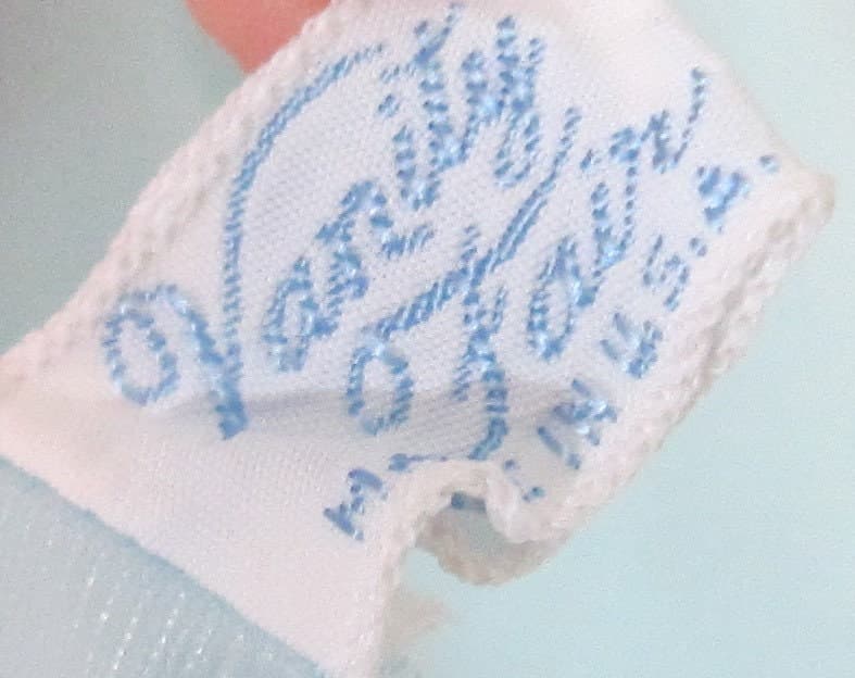 Vintage Vanity Fair 1960's Baby Blue Negligee Robe - Thumbnail 4