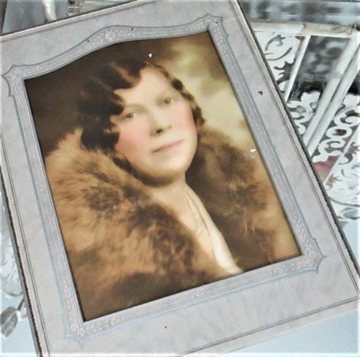 Vintage 1920's Gelatin Sepia Print Woman's Portrait