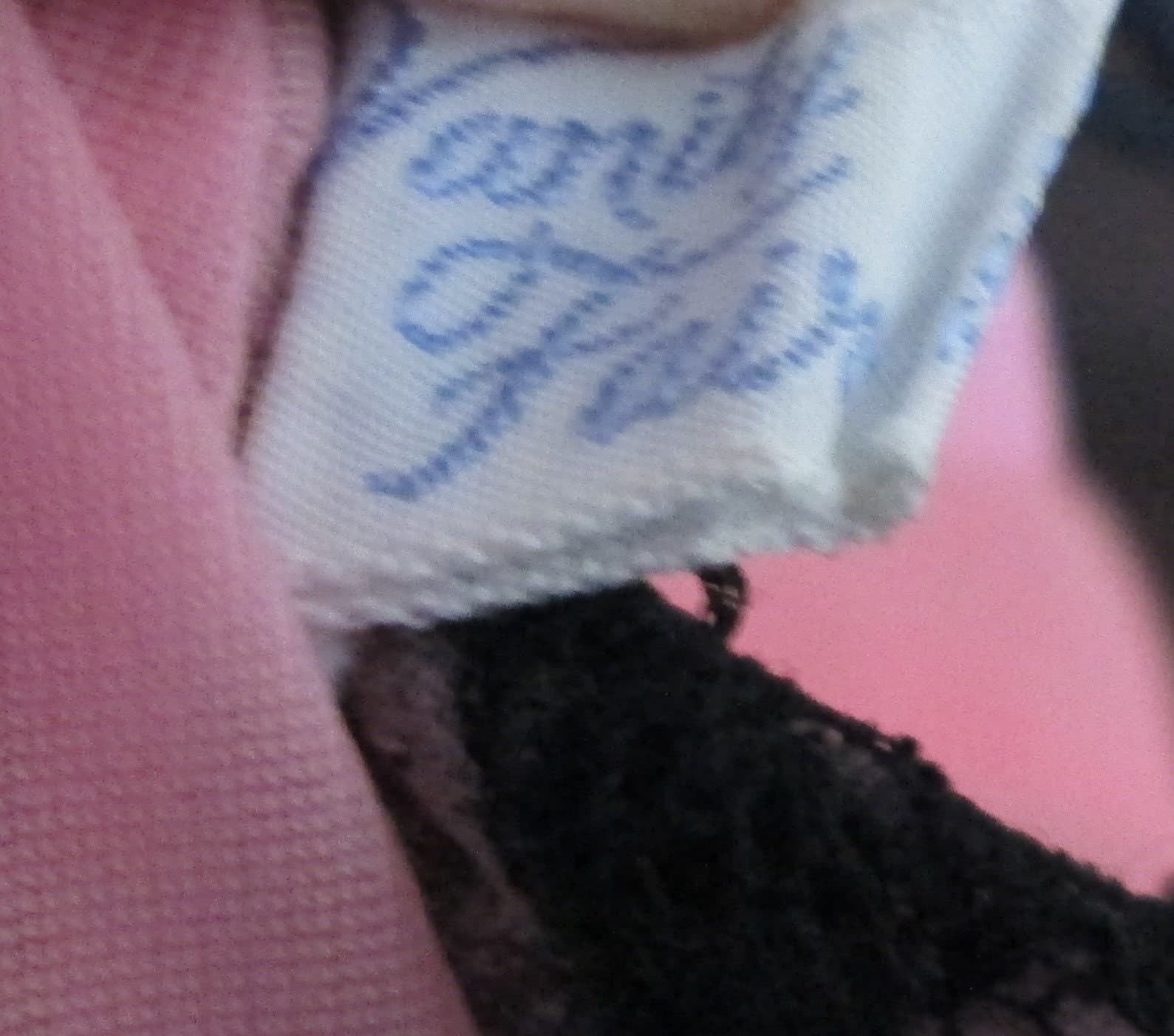 Vintage 60's Pink & Black Vanity Fair Negligee Nightgown - Thumbnail 4