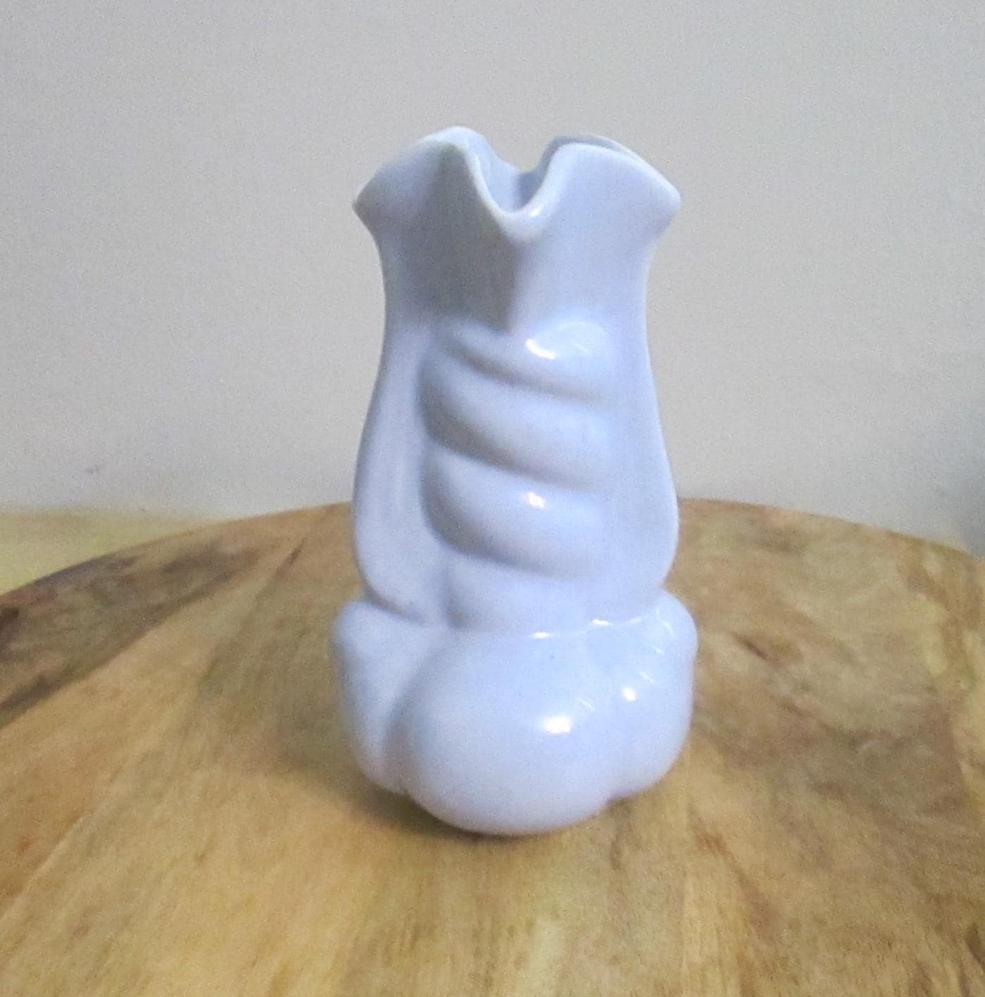 Vintage Blue American Arts and Crafts Pottery Vase
