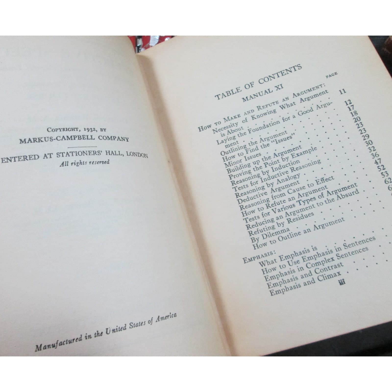 Effective Speech, A Complete Course, by Dwight E Watkins, 1932 - Thumbnail 3