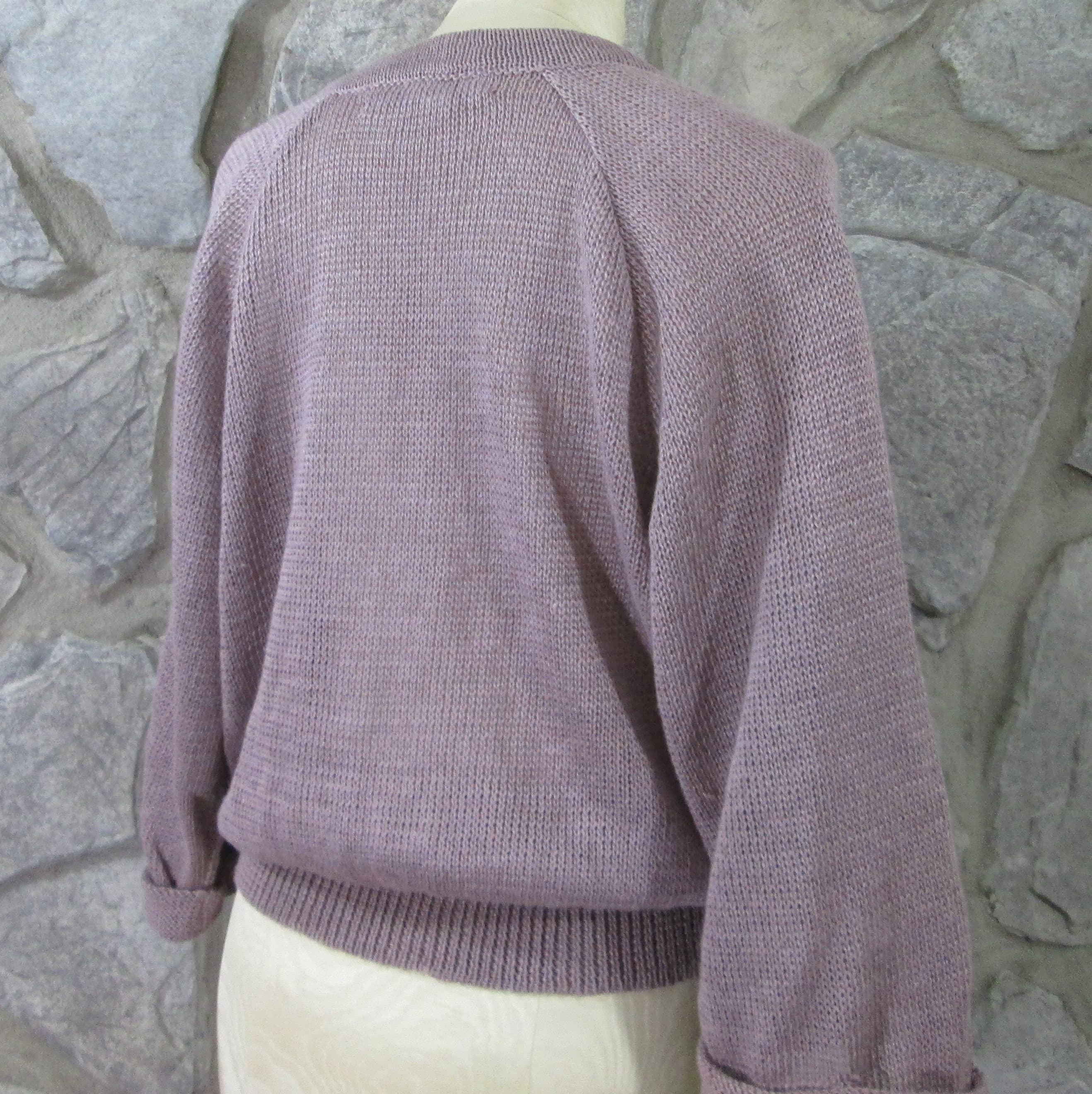 Vintage 1980's Italian Linen Louis Chouret by Taroki Cardigan - Thumbnail 2