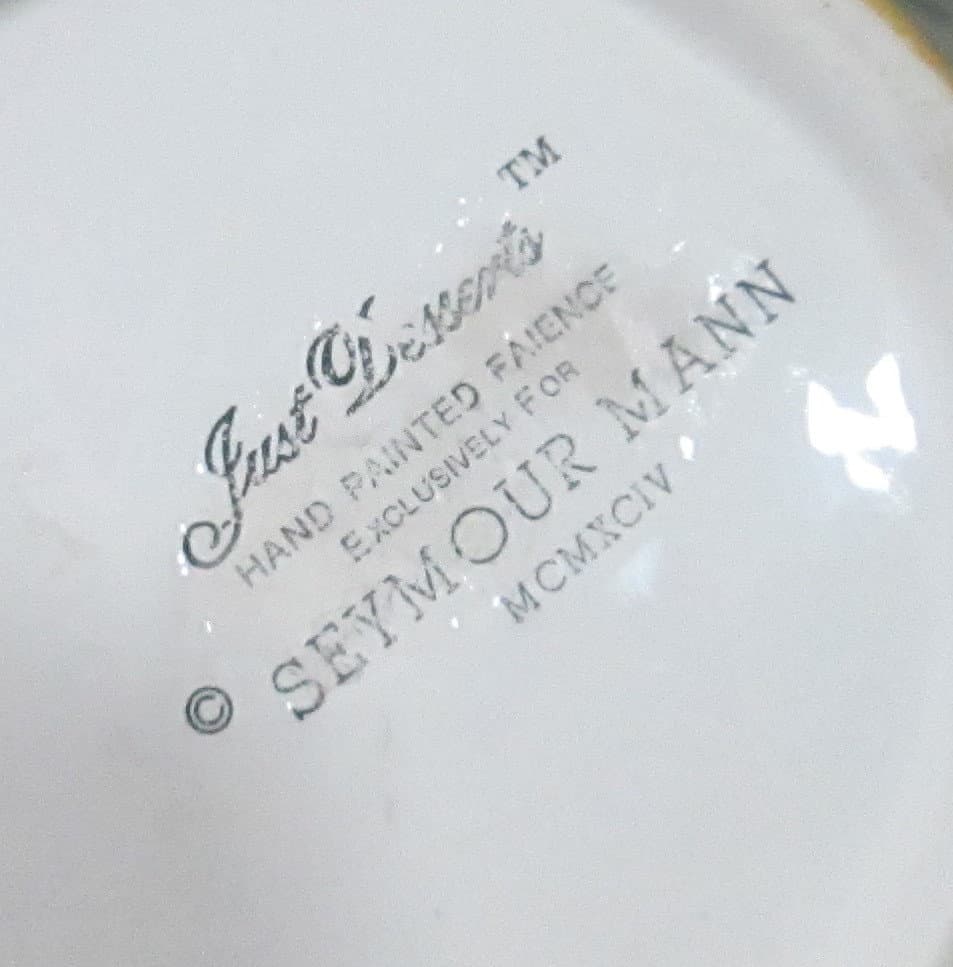 Vintage Seymour Mann Just Desserts Sugar Bowl - Thumbnail 3