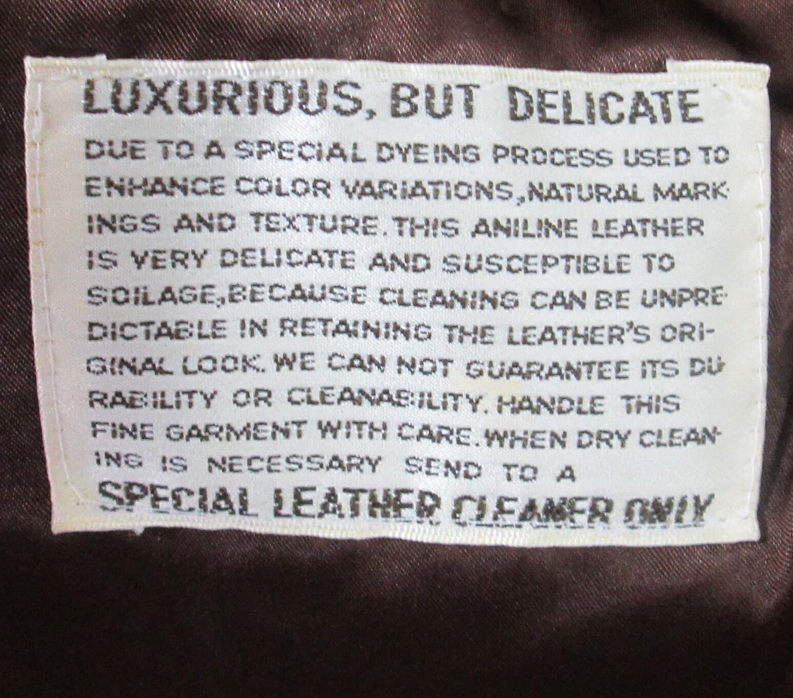 Vintage 1970's Brown Leather Jacket - Thumbnail 4