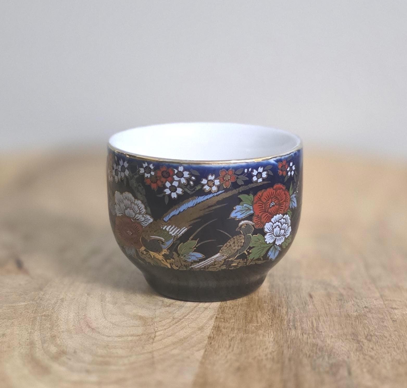 Vintage Japanese Kutani Oriental Tea Cup