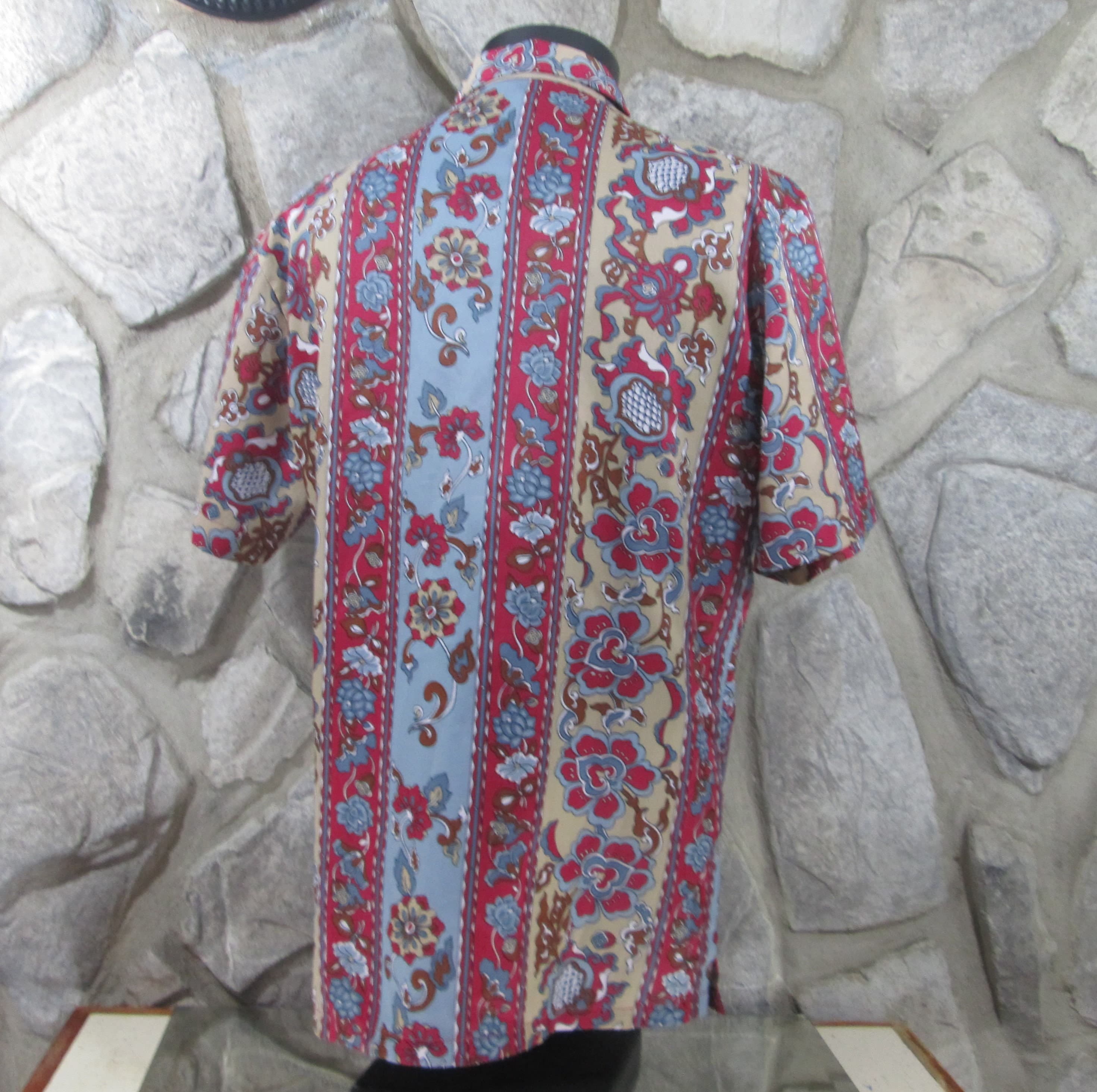 Vintage La Moda Alcapulco Hawaiian Style Shirt - Thumbnail 2