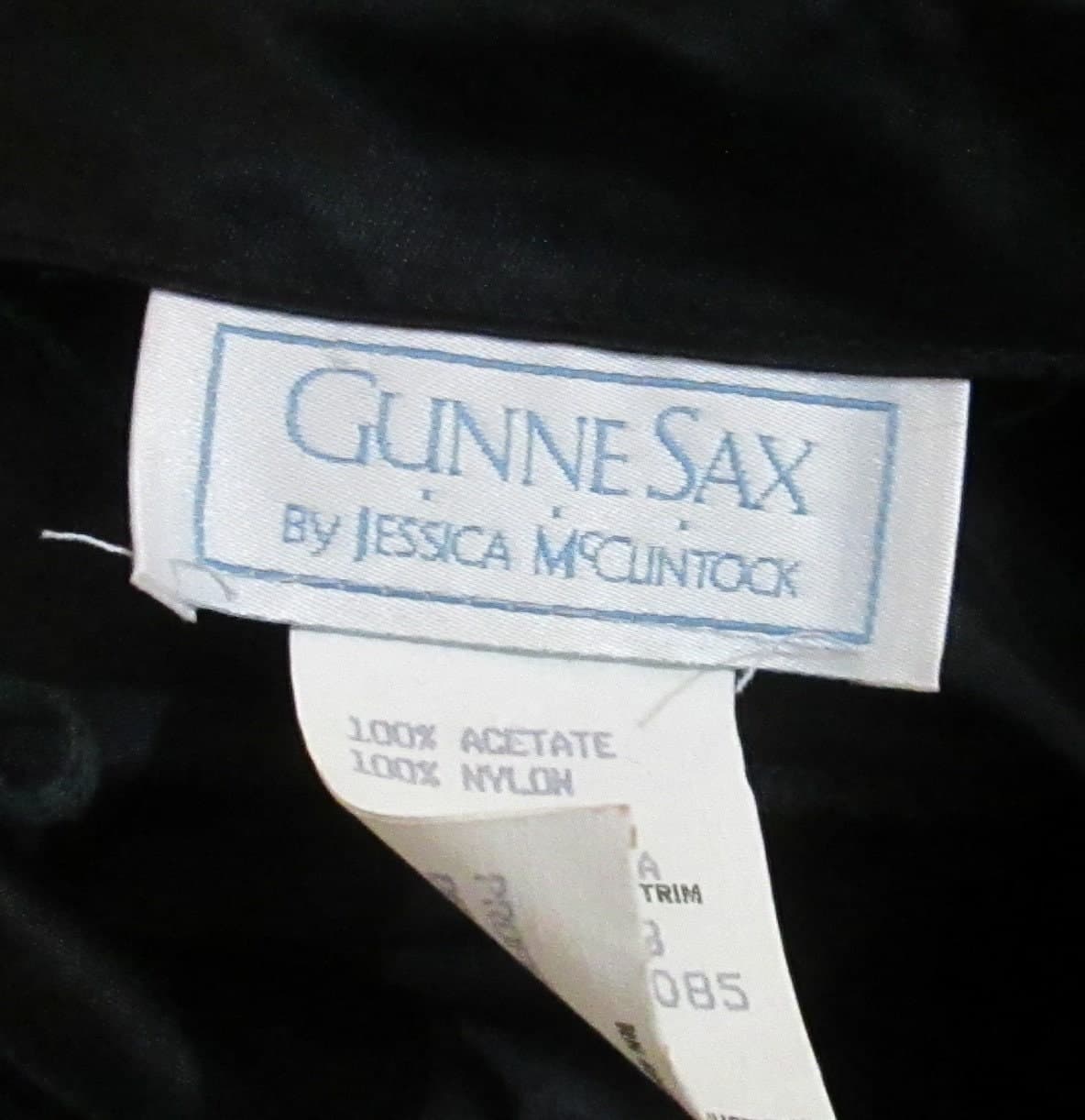 Vintage 1980's Jessica McClintock Prom Dress, XXS Juniors Size - Thumbnail 4