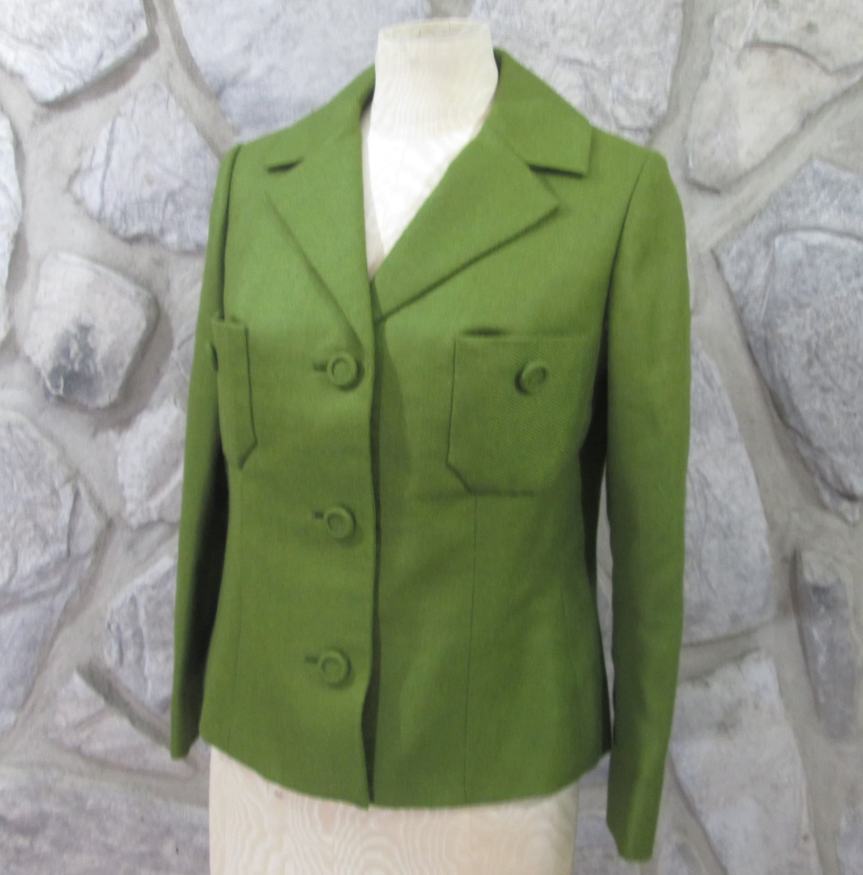Vintage 1960's Stephen Lo Hilton Hotel Hong Kong Boutique Suit Jacket