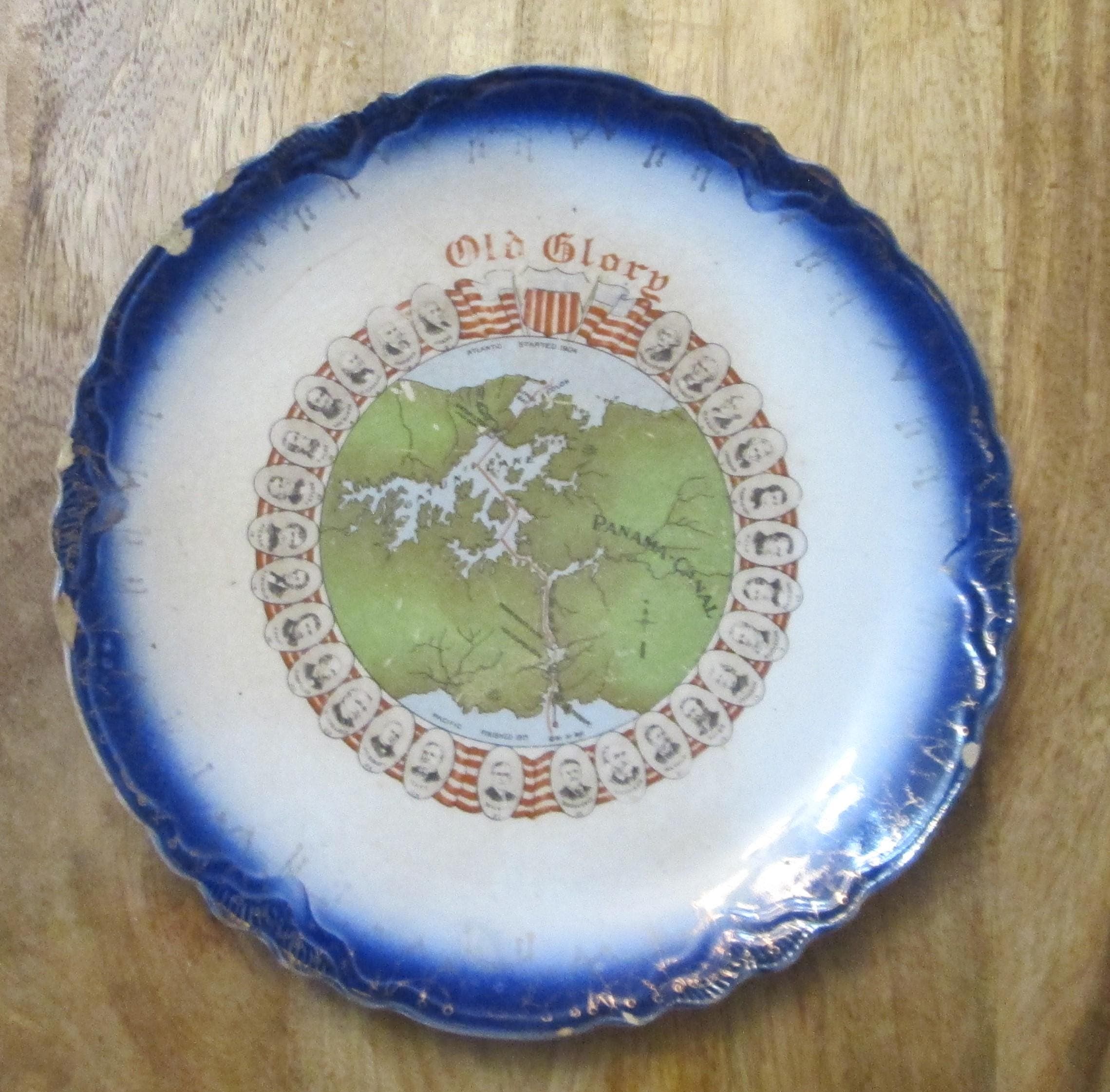 Antique Golden Eagle Milling Company Promotional Plate Circa 1915-1920