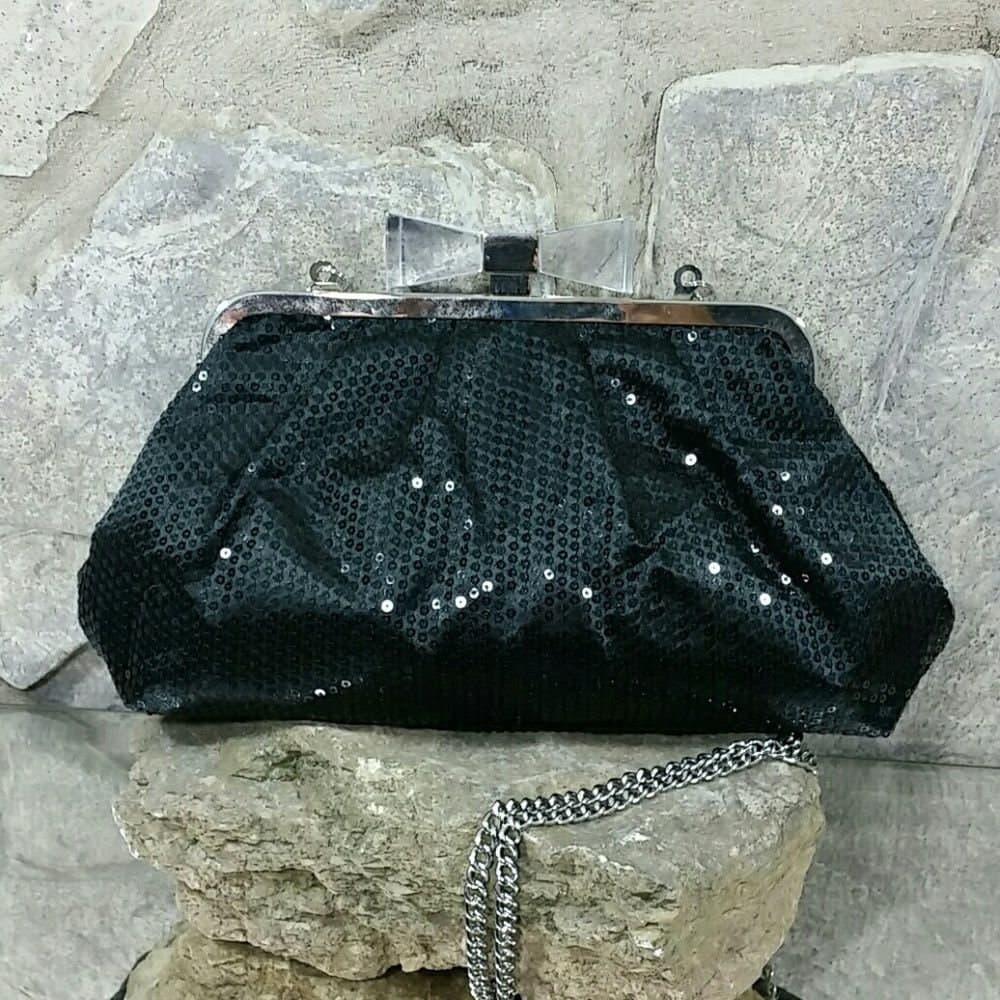 Vintage Jessica McClintock Sequin Evening Bag