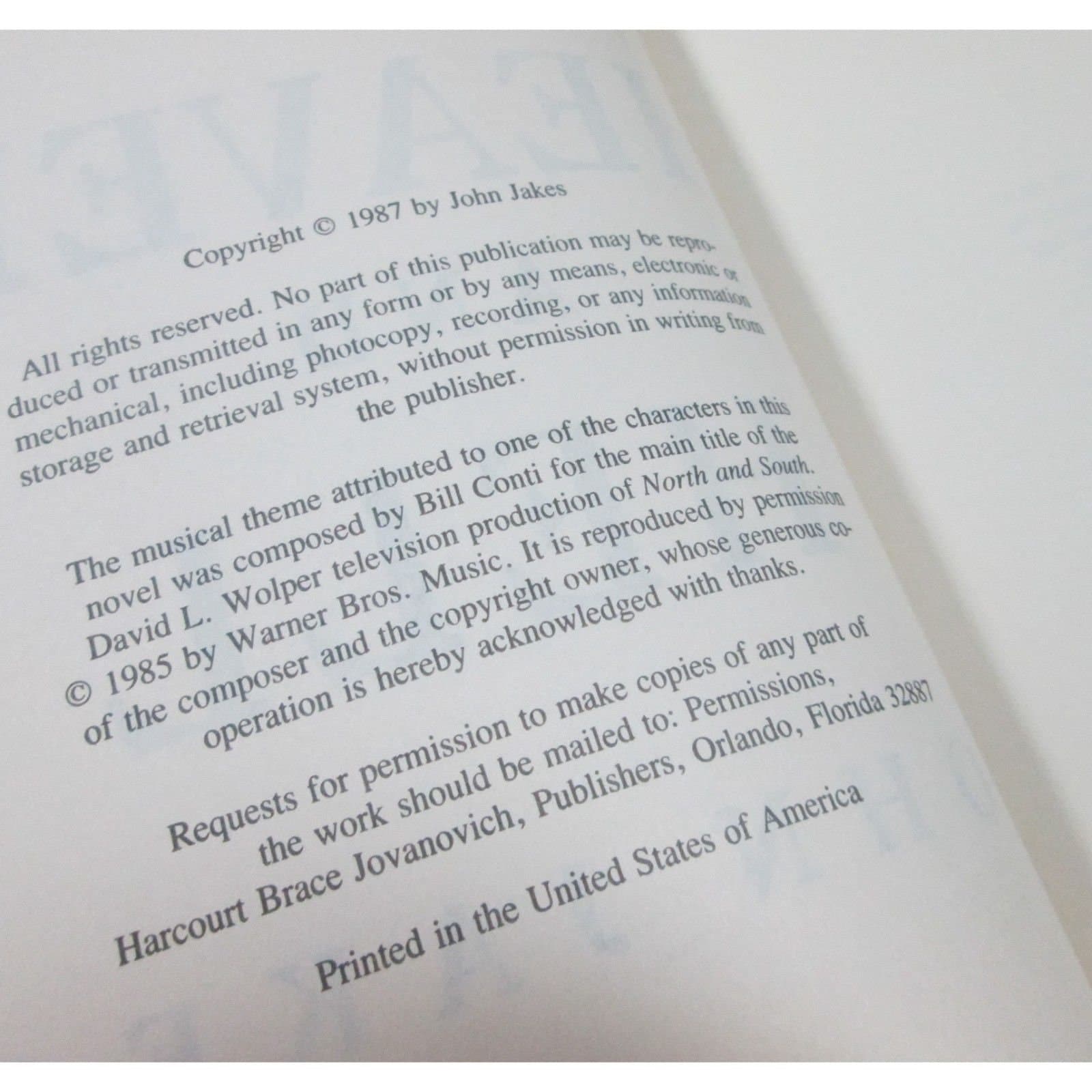 John Jakes Heaven and Hell, North and South Trilogy, 1987 - Thumbnail 3