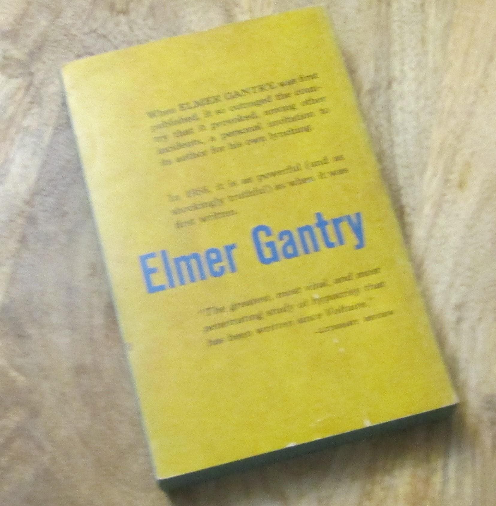 Elmer Gantry by Sinclair Lewis, 1954 Edition Paperback - Thumbnail 2