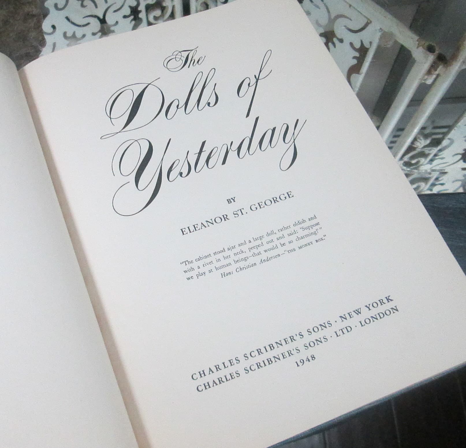 Vintage Book The Dolls of Yesterday by Eleanor St. George, 1948 - Thumbnail 2