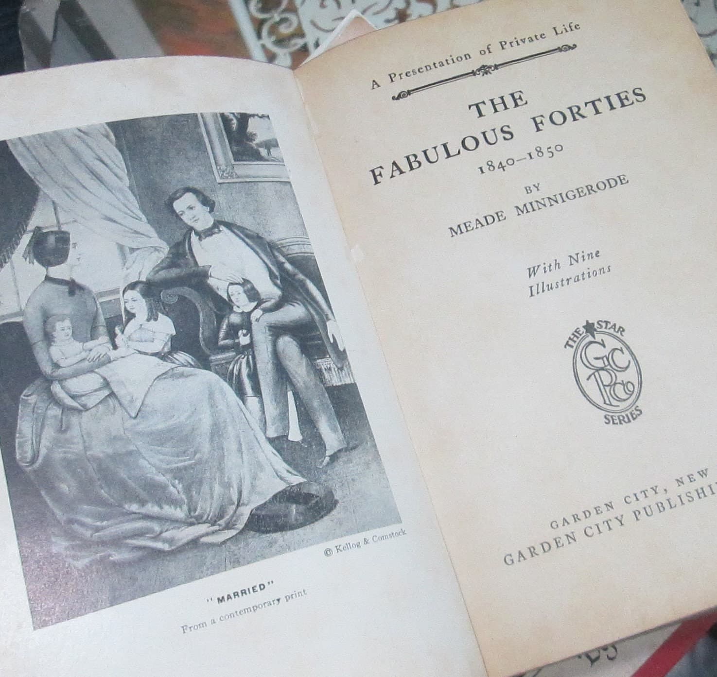 Vintage 'The Fabulous Forties' Book by Meade Minnigerode, 1924 - Thumbnail 4