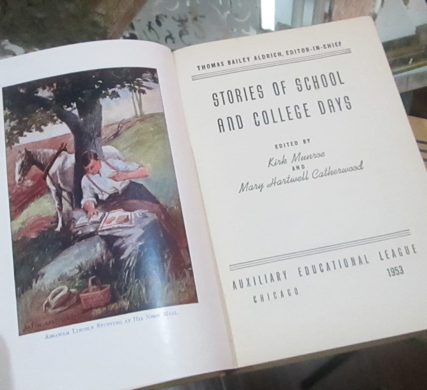 Vintage Book Stories of School and College Days, 1953 - Thumbnail 4