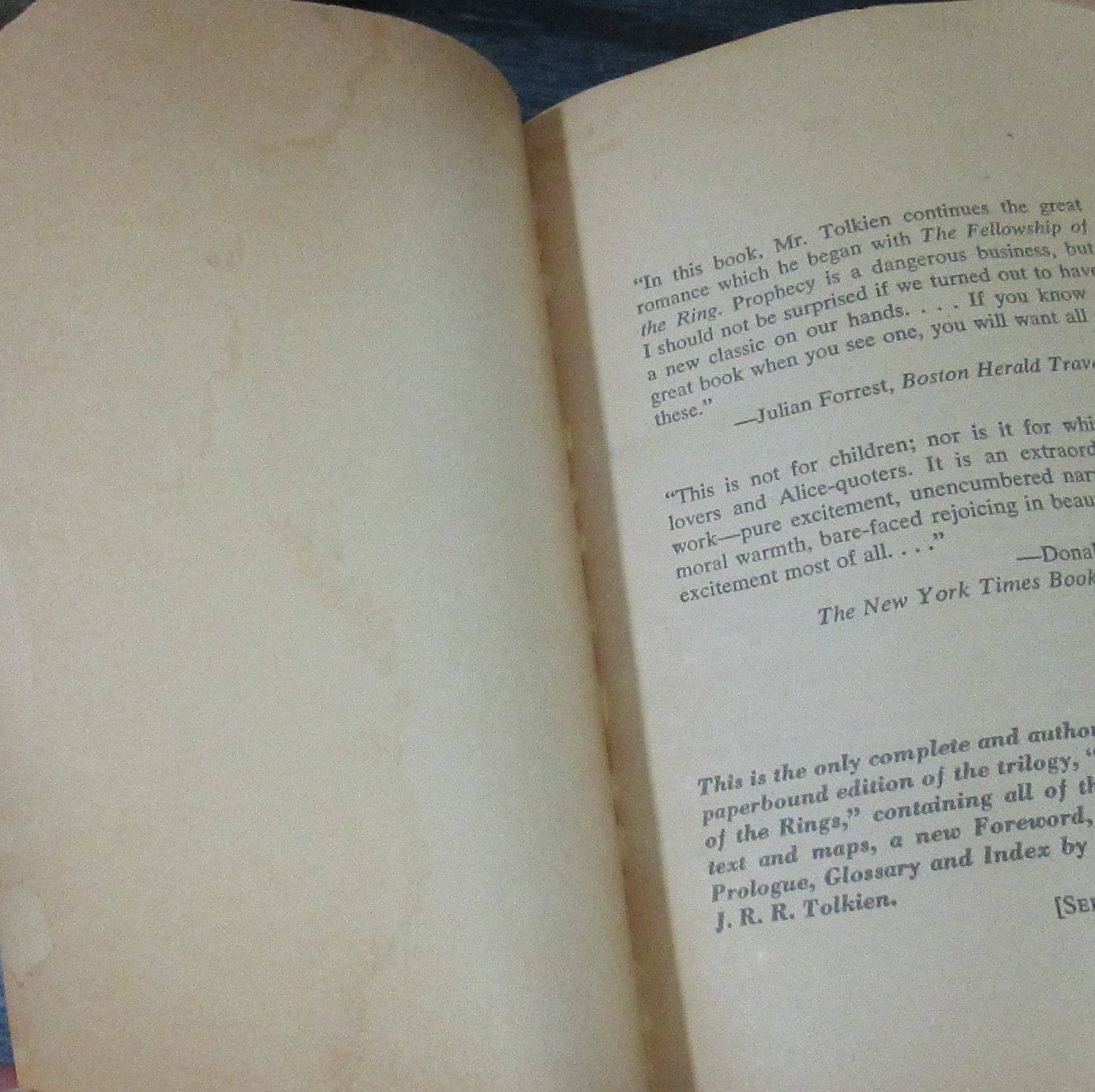The Two Towers by J.R.R. Tolkien, 1973 - Thumbnail 3