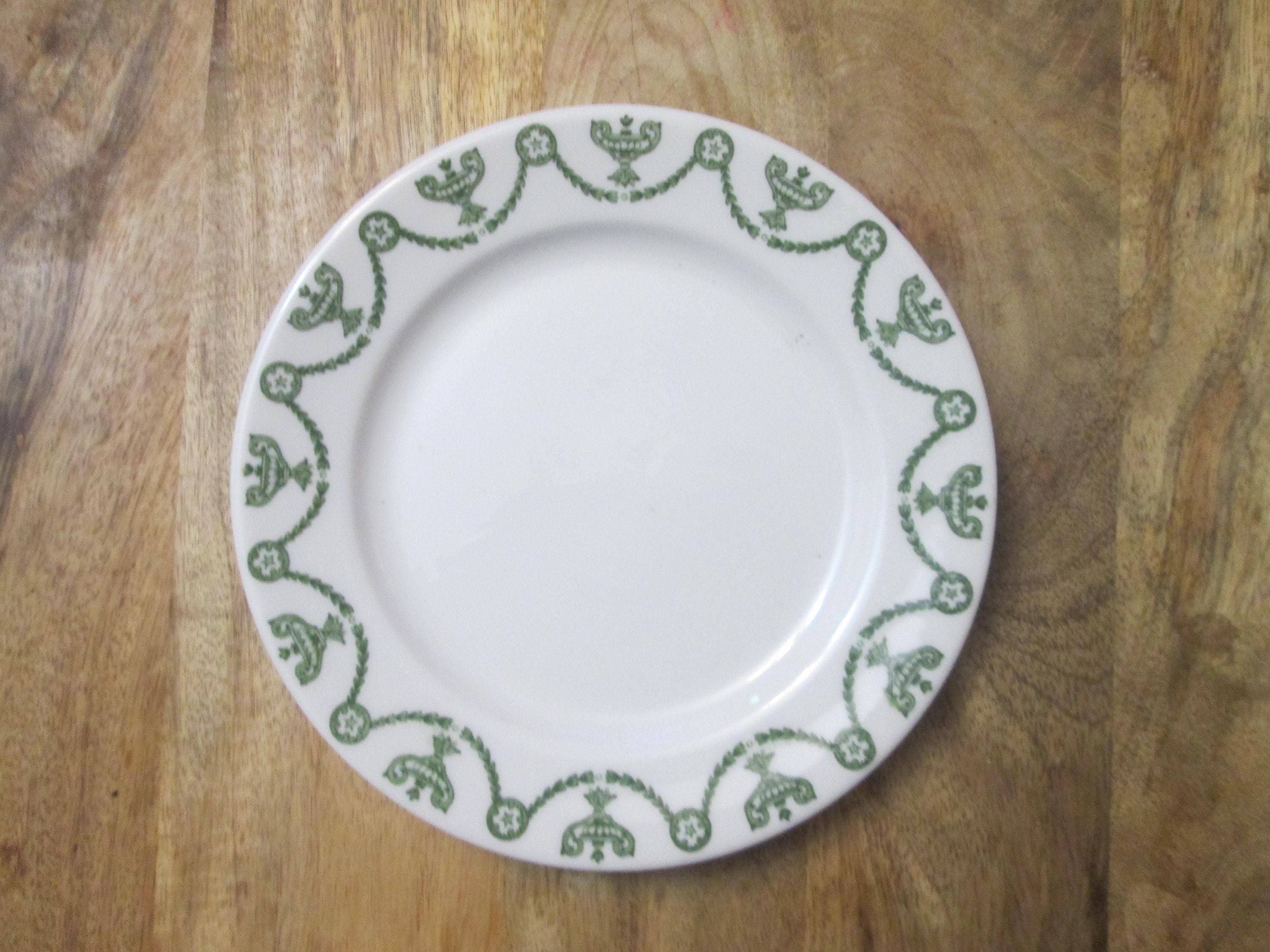 Vintage Syracuse China St. Elmo Pattern Restaurant Ware Bread Plates, Lot of 3 - Thumbnail 3