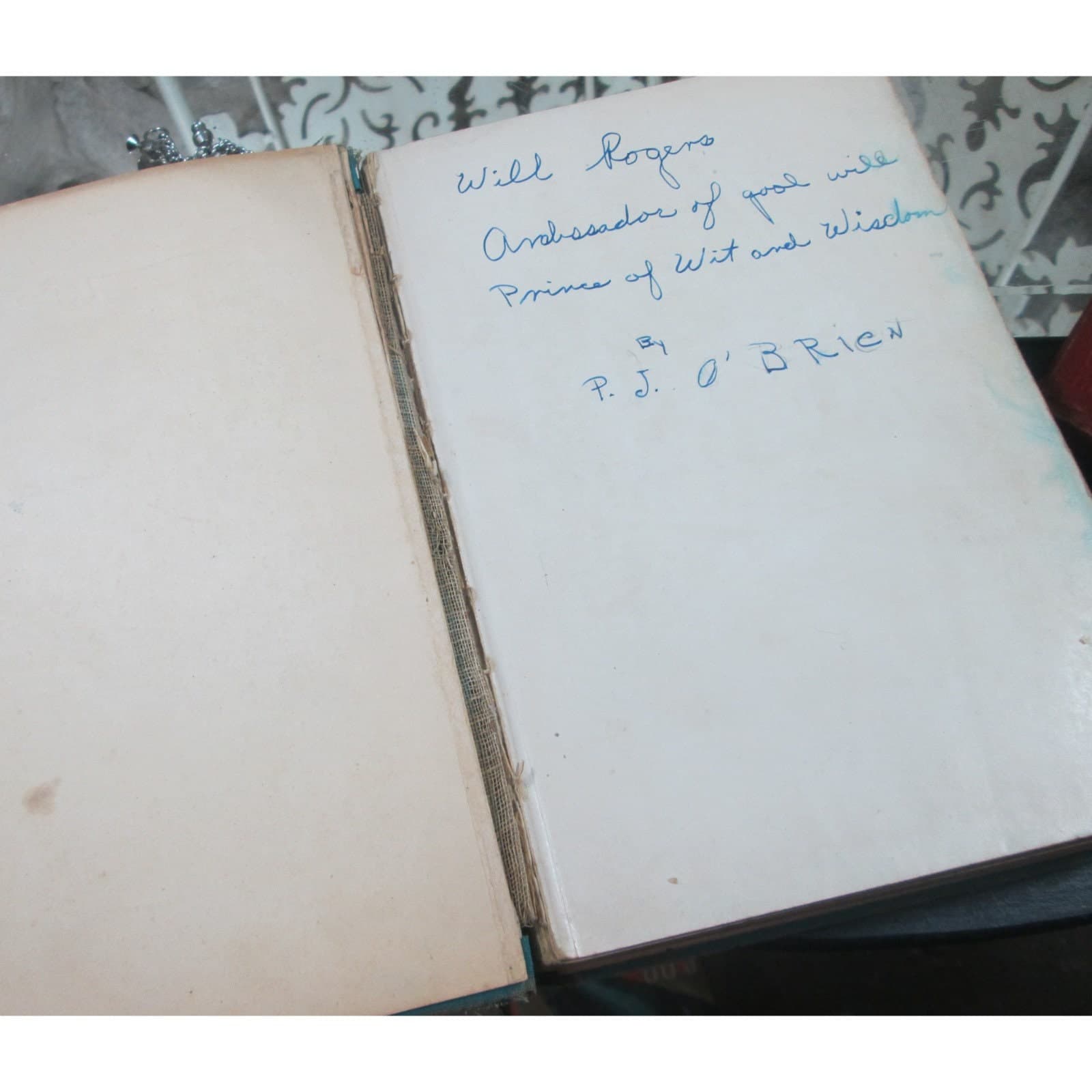 Vintage Will Rogers Book, P.J. O'Brien, 1935 - Thumbnail 5