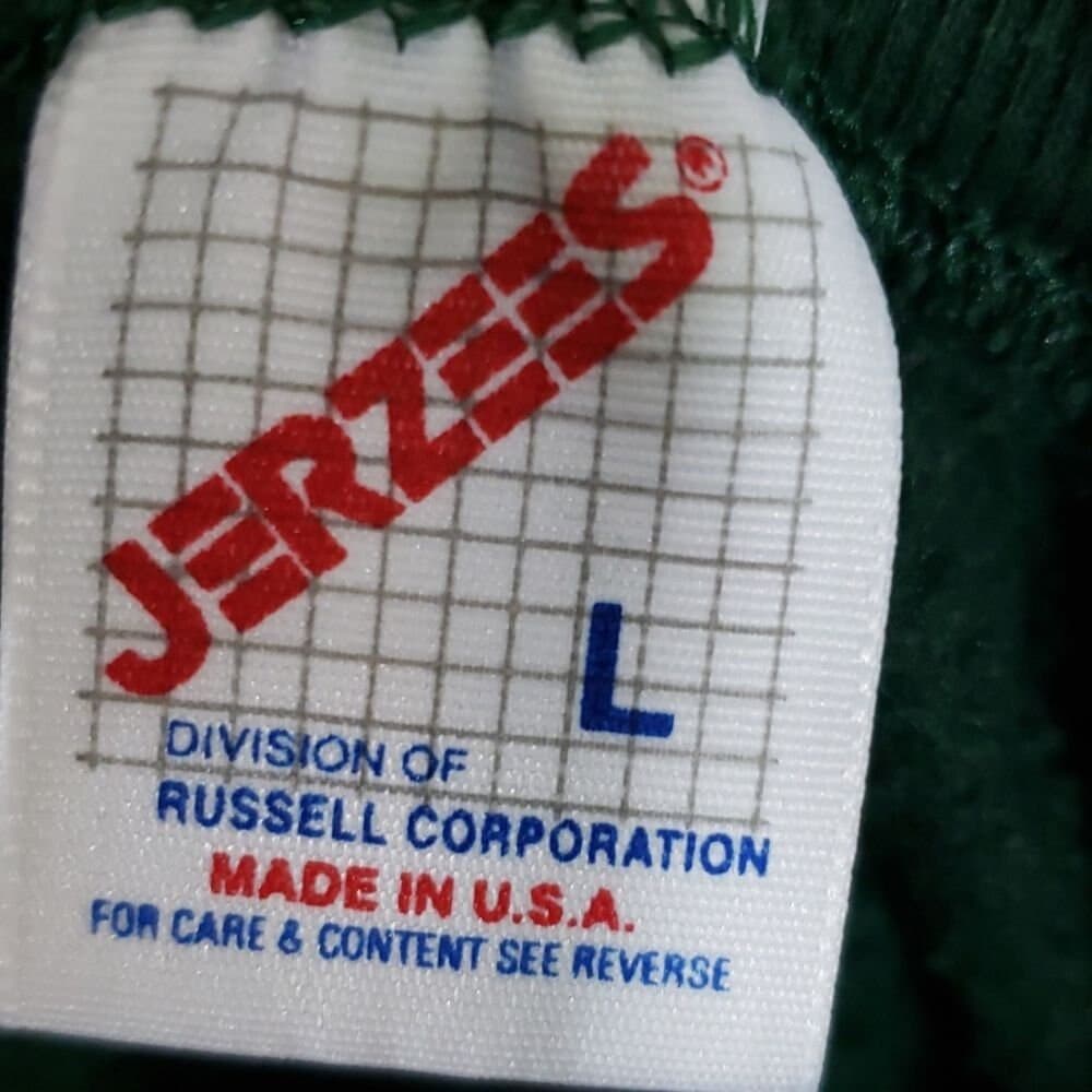 Vintage Jerzees Freeport Bahamas Green Sweatshirt - Thumbnail 4