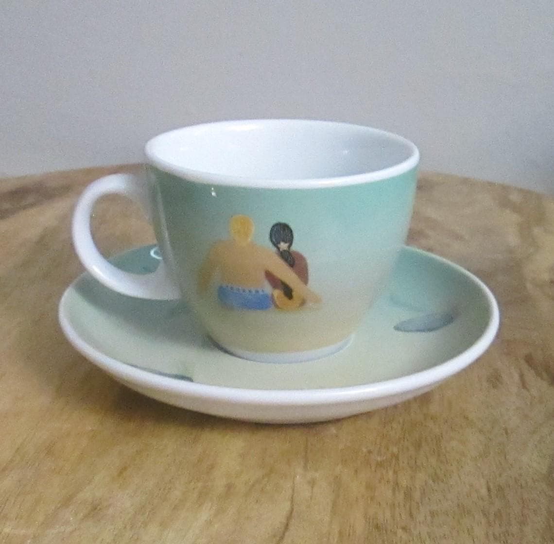 Seltmann Weiden Jet-Skiing Pattern Cup and Saucer - Thumbnail 2