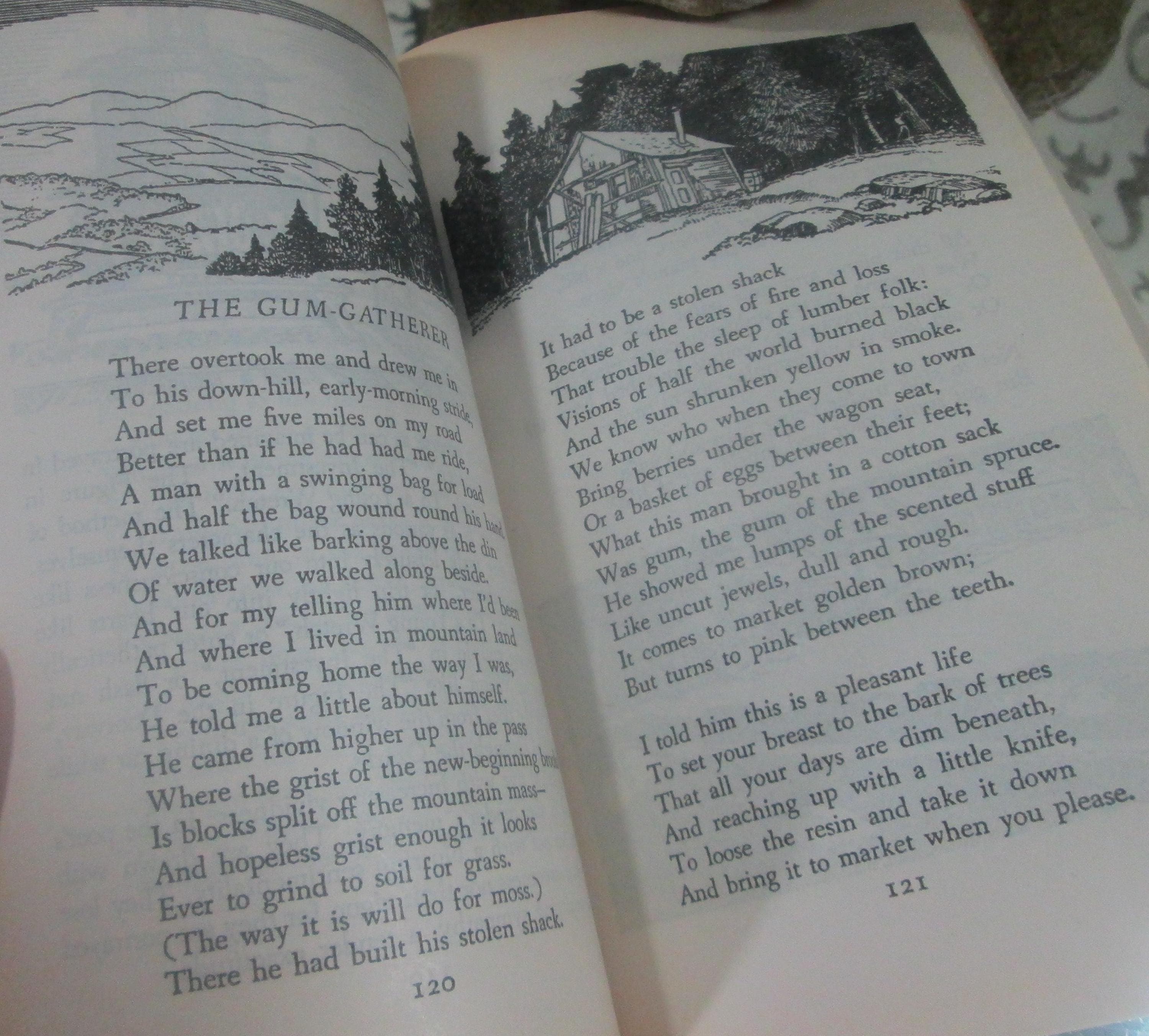 Robert Frost's Poems, New Enlarged Anthology, 1971, Vintage Poetry Book - Thumbnail 4