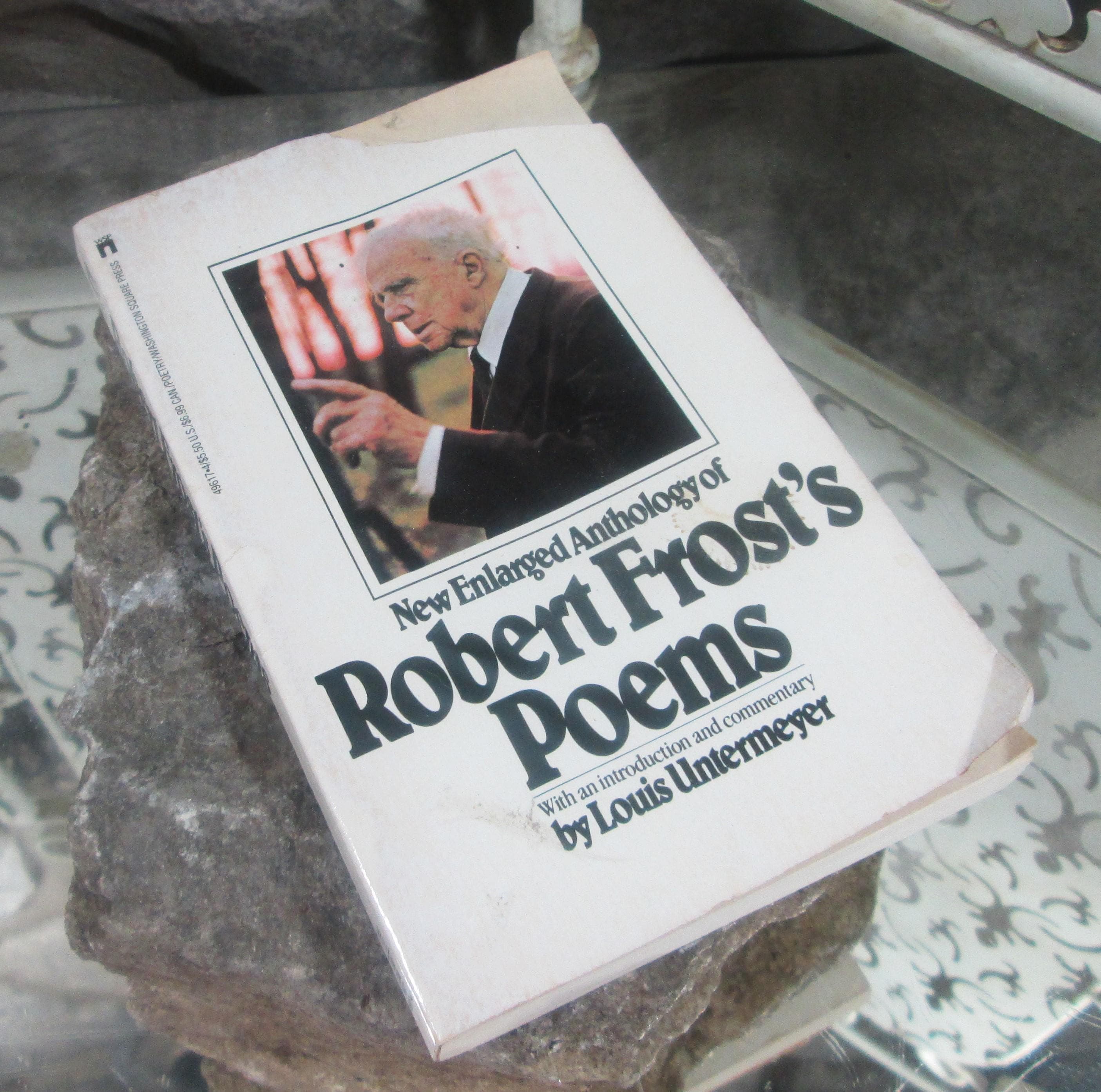 Robert Frost's Poems, New Enlarged Anthology, 1971, Vintage Poetry Book