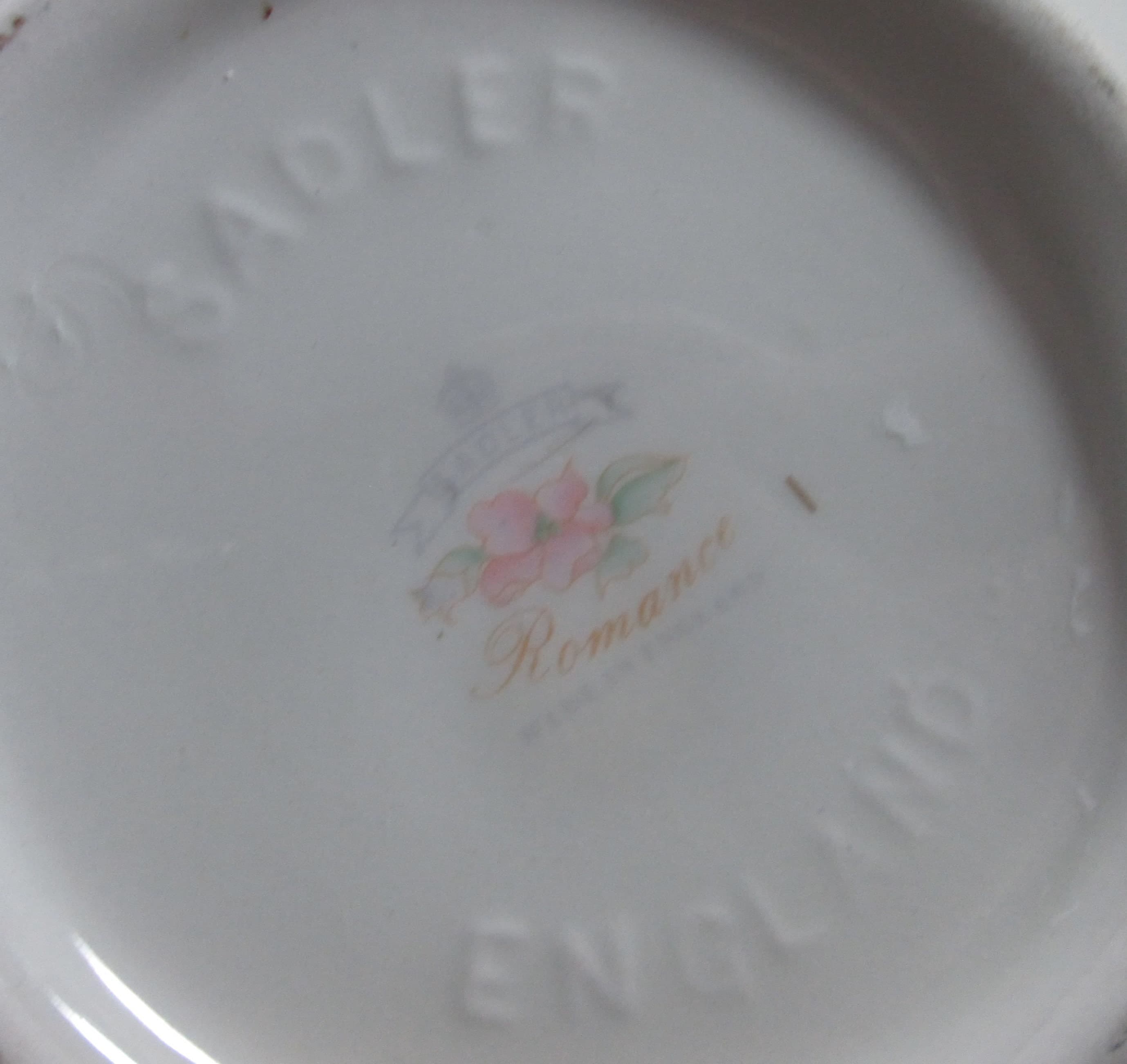 Vintage Sadler Romance Pattern Teapot - Thumbnail 3