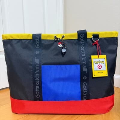 Pokemon x Target 30th Anniversary All-In Adventure Tote - New Ship Now
