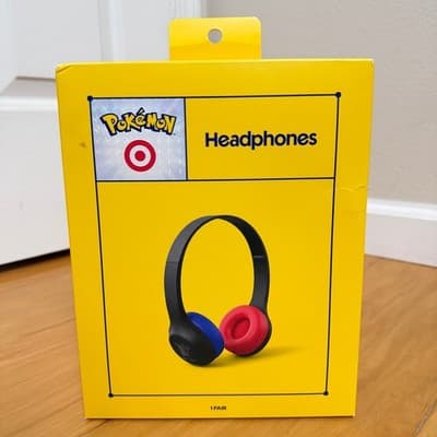 RARE Pokemon x Target 30th Anniversary Pikachu Wireless Headphones NEW FAST SHIP