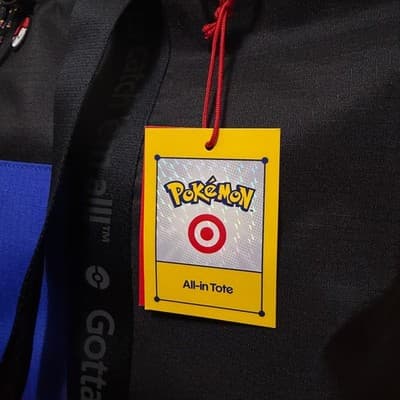 Pokemon x Target 30th Anniversary All-In Adventure Tote - New Ship Now - Thumbnail 3