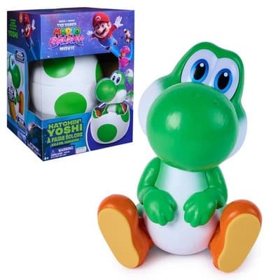 Hatchin' Yoshi - The Super Mario Galaxy Movie Interactive Figure - New Fast Ship