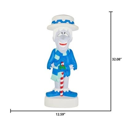 Warner Bros 32" LED Lighted Snow Miser Blow Mold Outdoor Christmas Decor IN HAND - Thumbnail 3