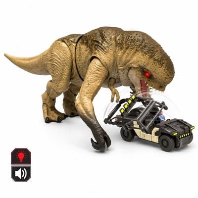 Jurassic World Rebirth Track N Chomp Distortus Rex RC Set - New in Box - Thumbnail 6