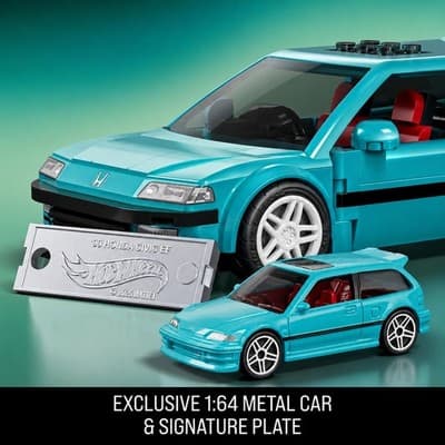 Hot Wheels Mattel Brick Shop Custom ’90 Honda Civic EF - NEW FAST SHIP - Thumbnail 3