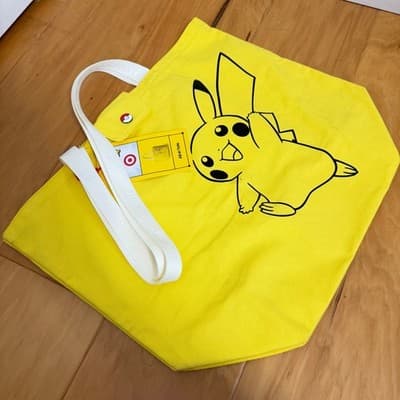 Pokemon x Target 30th Anniversary Pikachu Tote Bag NEW FAST SHIP - Thumbnail 2