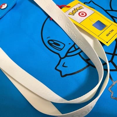 Pokemon x Target 30th Anniversary Squirtle Reusable Tote Bag NEW FAST SHIP - Thumbnail 6