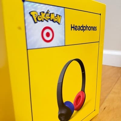 RARE Pokemon x Target 30th Anniversary Pikachu Wireless Headphones NEW FAST SHIP - Thumbnail 3