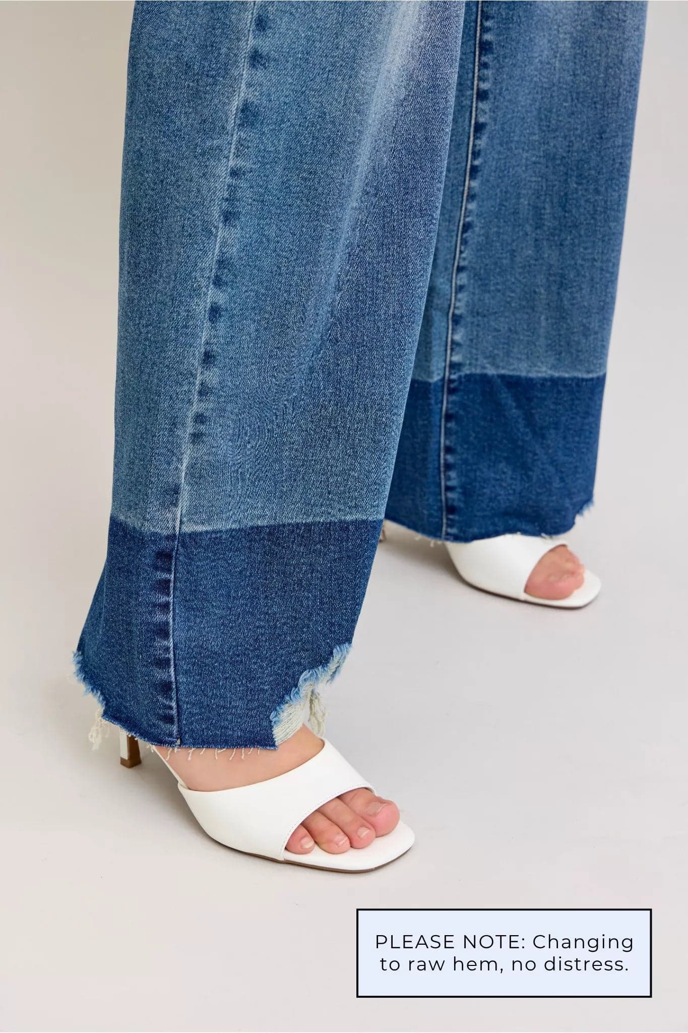 Judy Blue Raw Hem High Waist Column Straight Jeans - DK / 9(29) - Thumbnail 9
