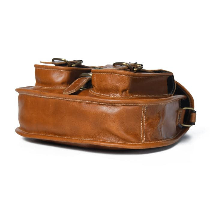 2-Pocket Leather Sling For Women - Thumbnail 8