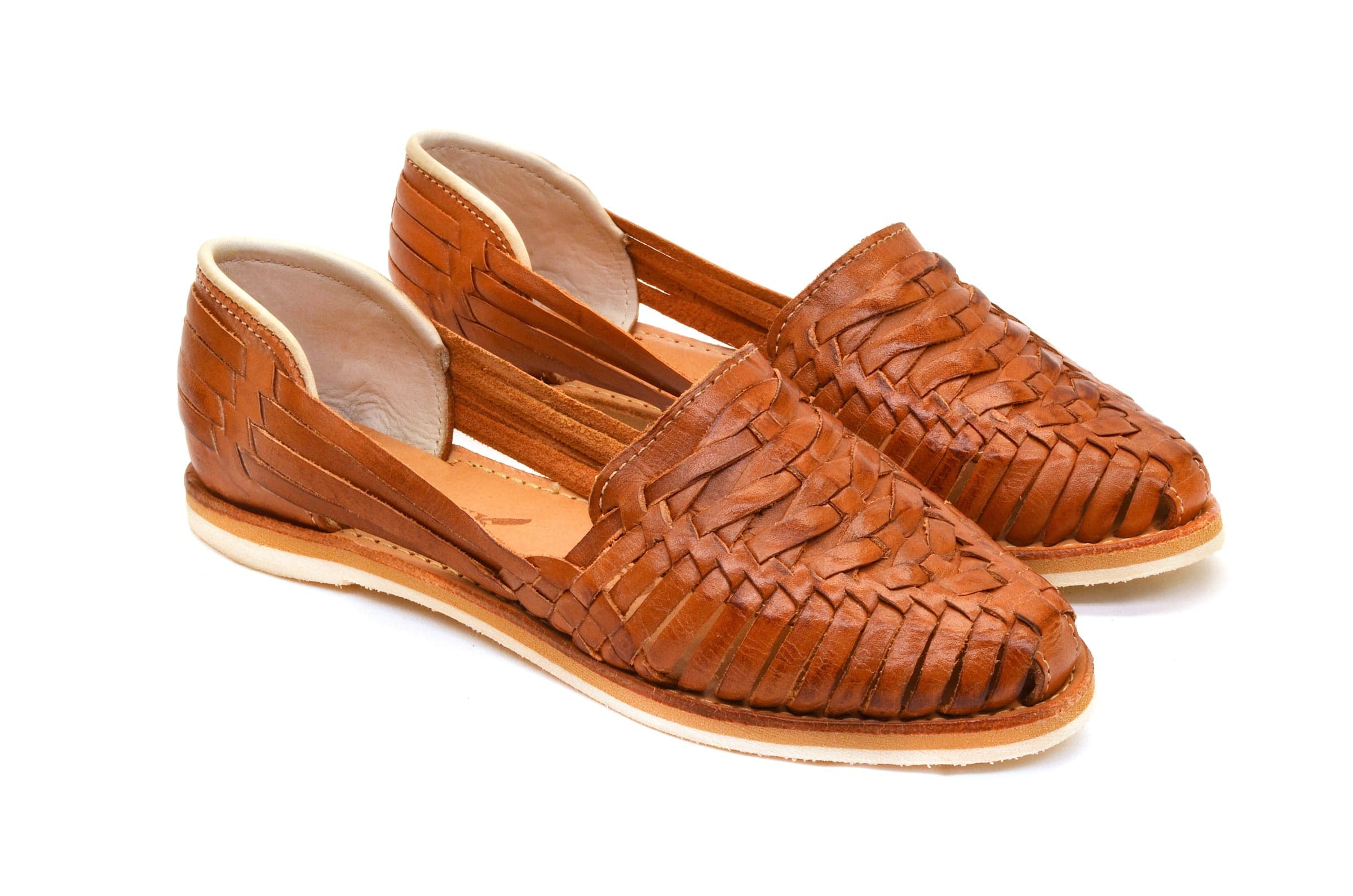 Cross Woven Huarache Walnut - 7