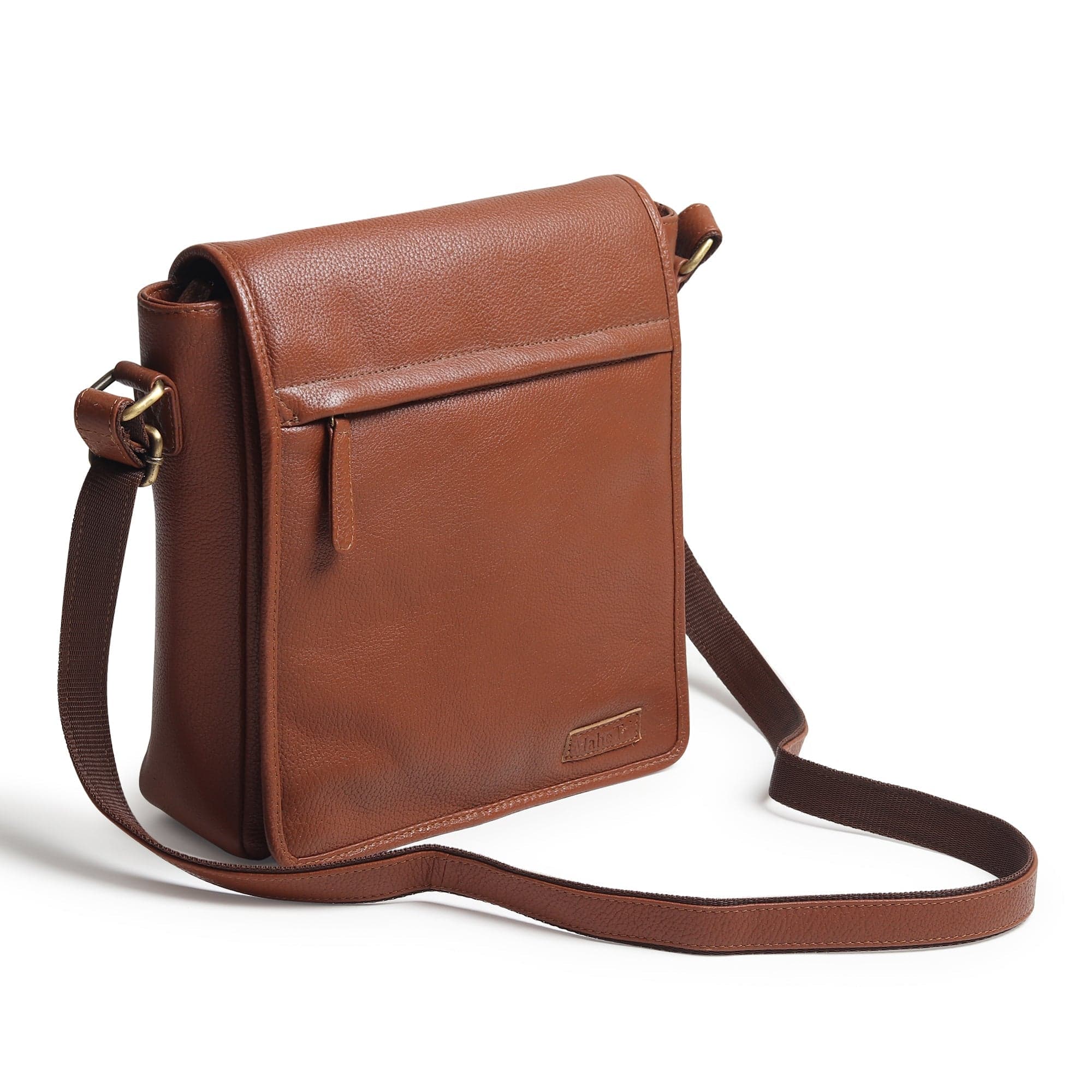 Leather Crossbody Bag for Travel Work - Thumbnail 3