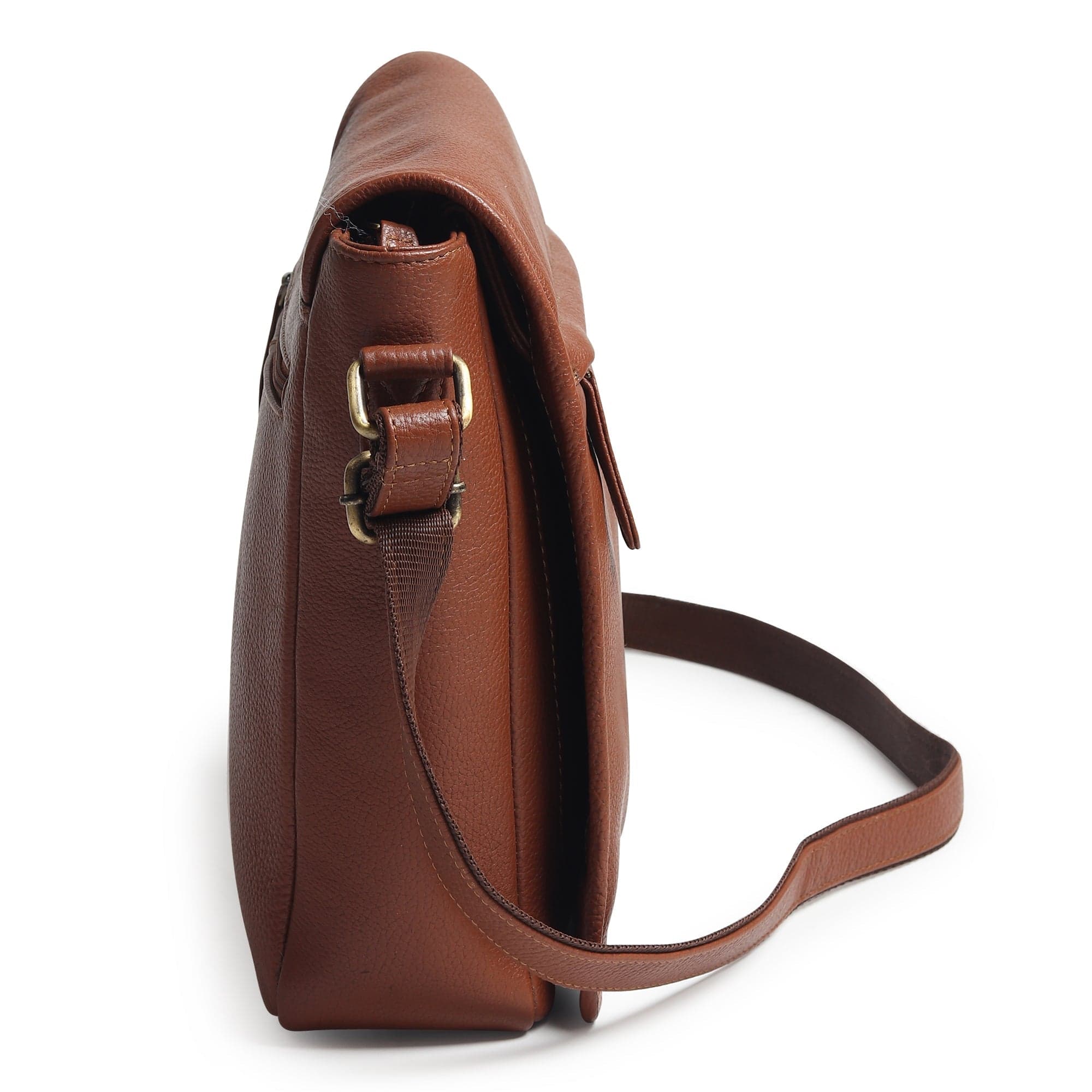 Leather Crossbody Bag for Travel Work - Thumbnail 7