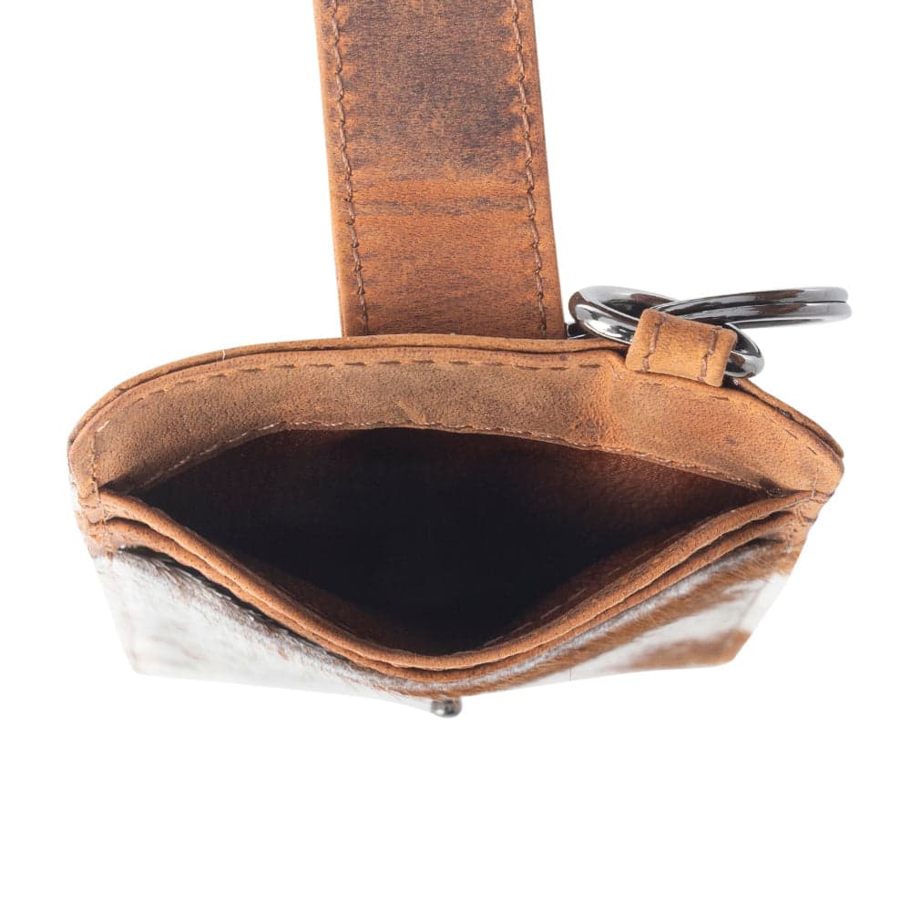 Myra Roper Card Holder for Women in brown with hair-on detail - Brown - Thumbnail 4