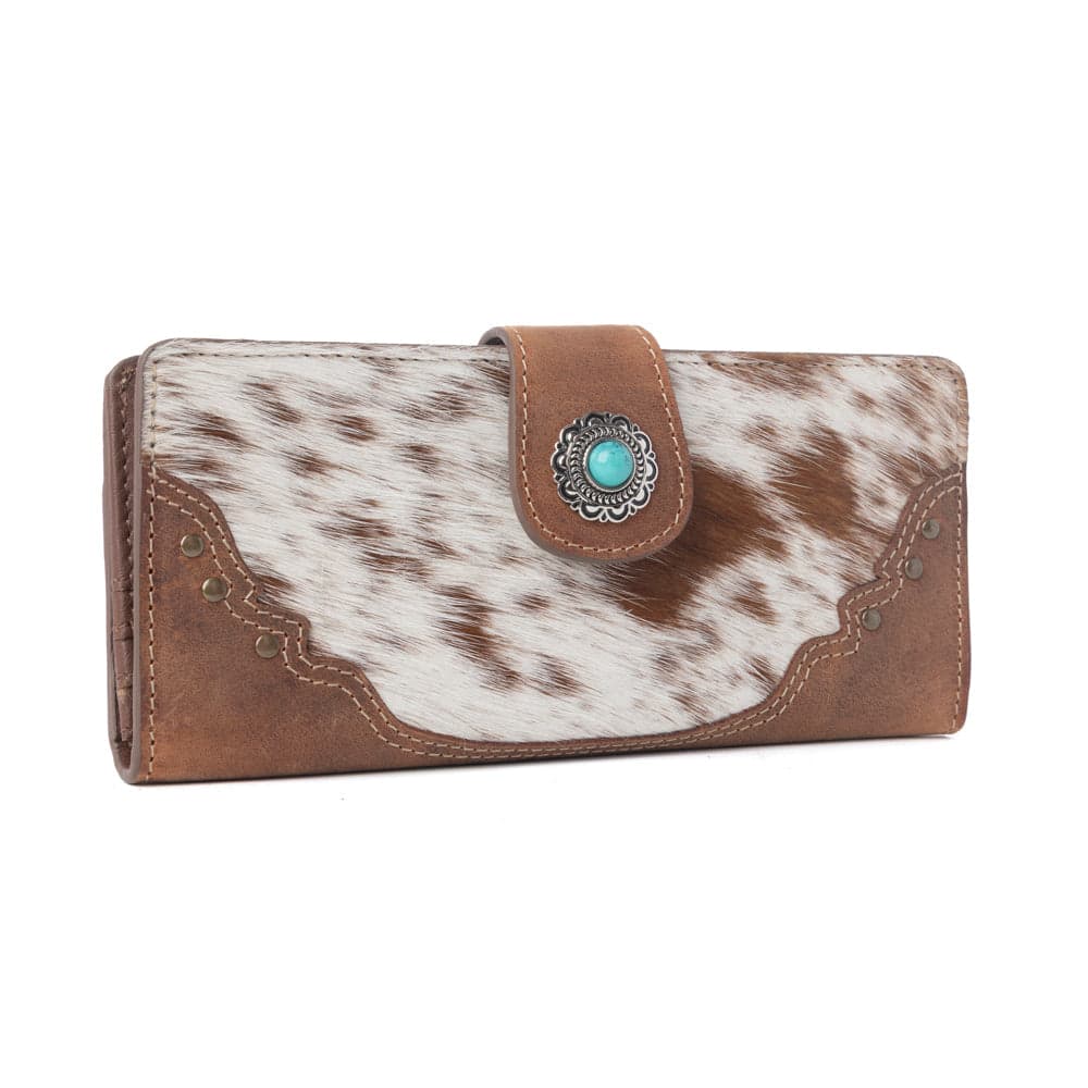 Myra Cedarbar Hairon Leather Women’s Wallet in Honey Drift - Honey Drift - Thumbnail 2