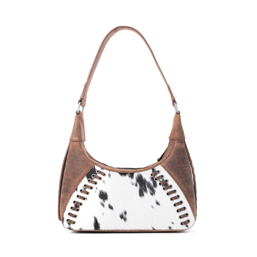 Myra Redrock Vale Embossed Leather Bag in Tobacco Cream - Tobacco Cream - Thumbnail 3