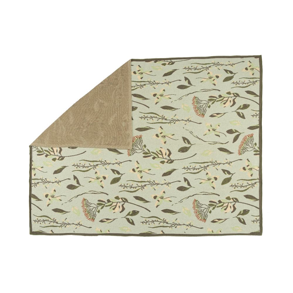Myra Meadow Song Western Throw in Prairie Sage - Prairie Sage