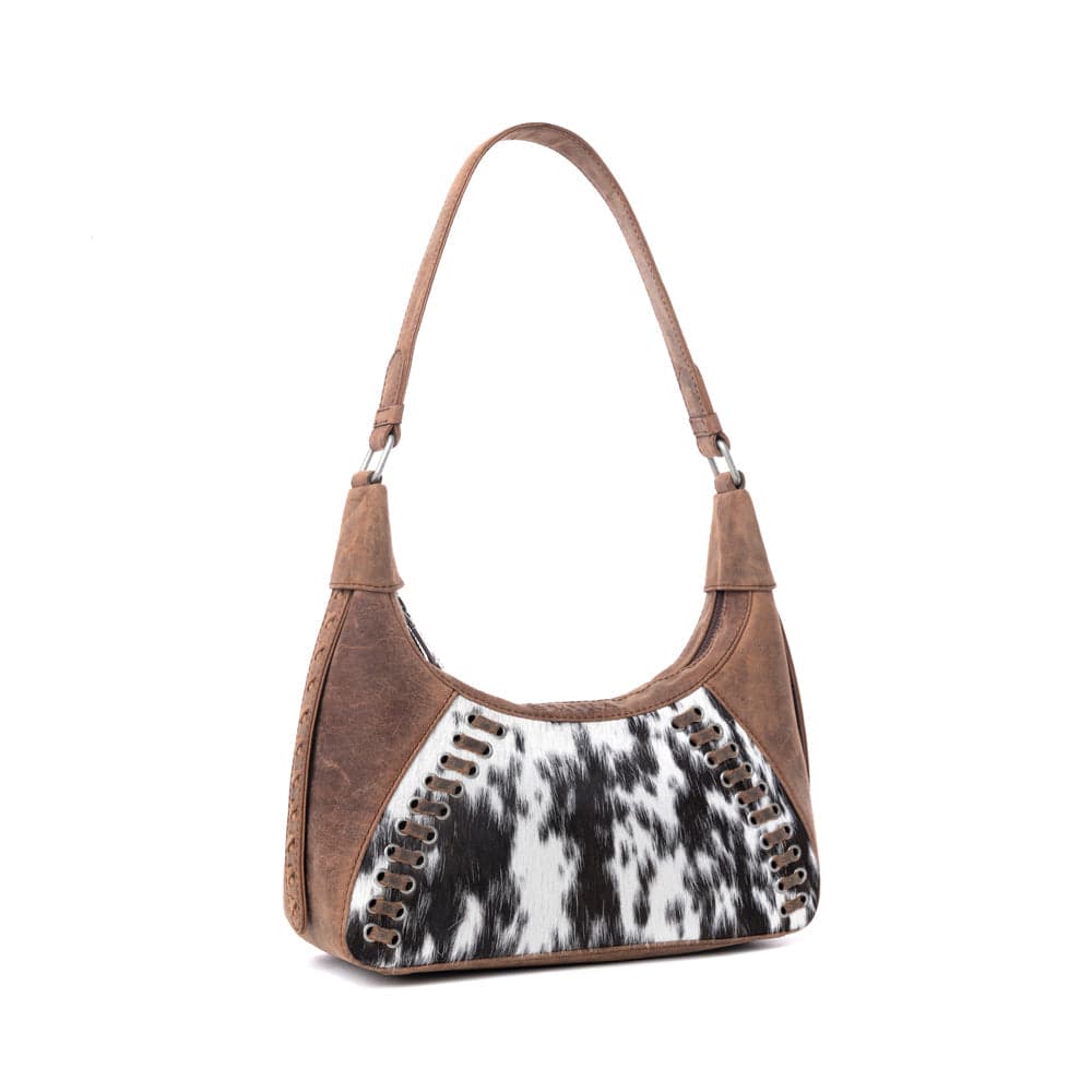 Myra Redrock Vale Embossed Leather Bag in Tobacco Cream - Tobacco Cream - Thumbnail 2