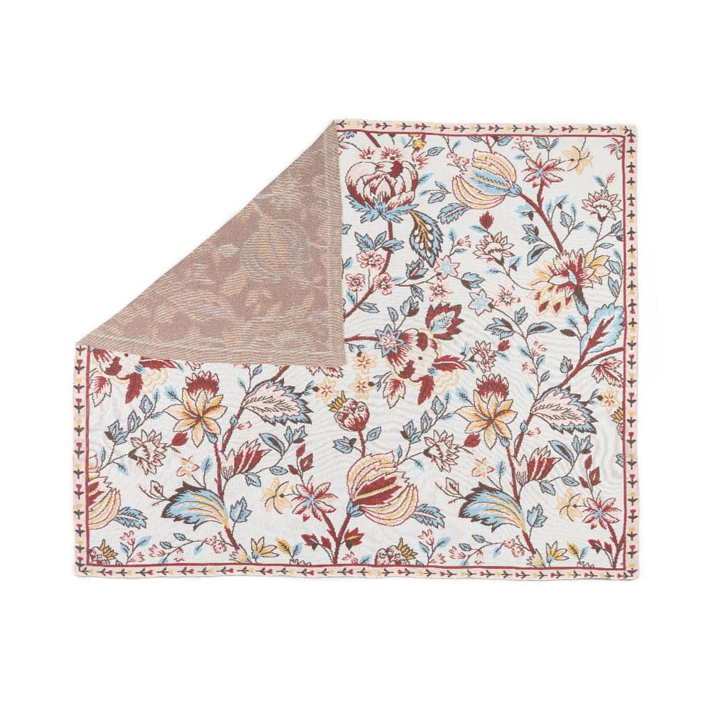 Myra Copper Meadow Floral Throw in Desert Bloom - Desert Bloom