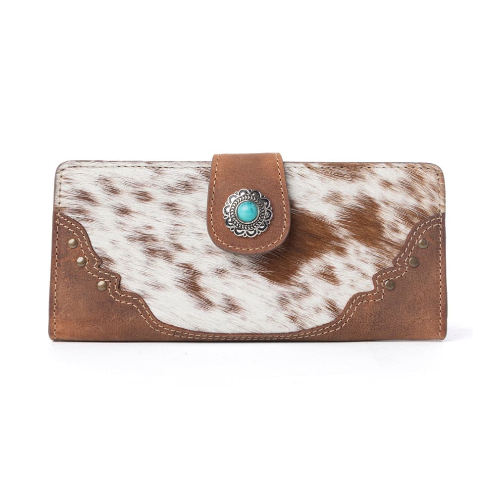 Myra Cedarbar Hairon Leather Women’s Wallet in Honey Drift - Honey Drift