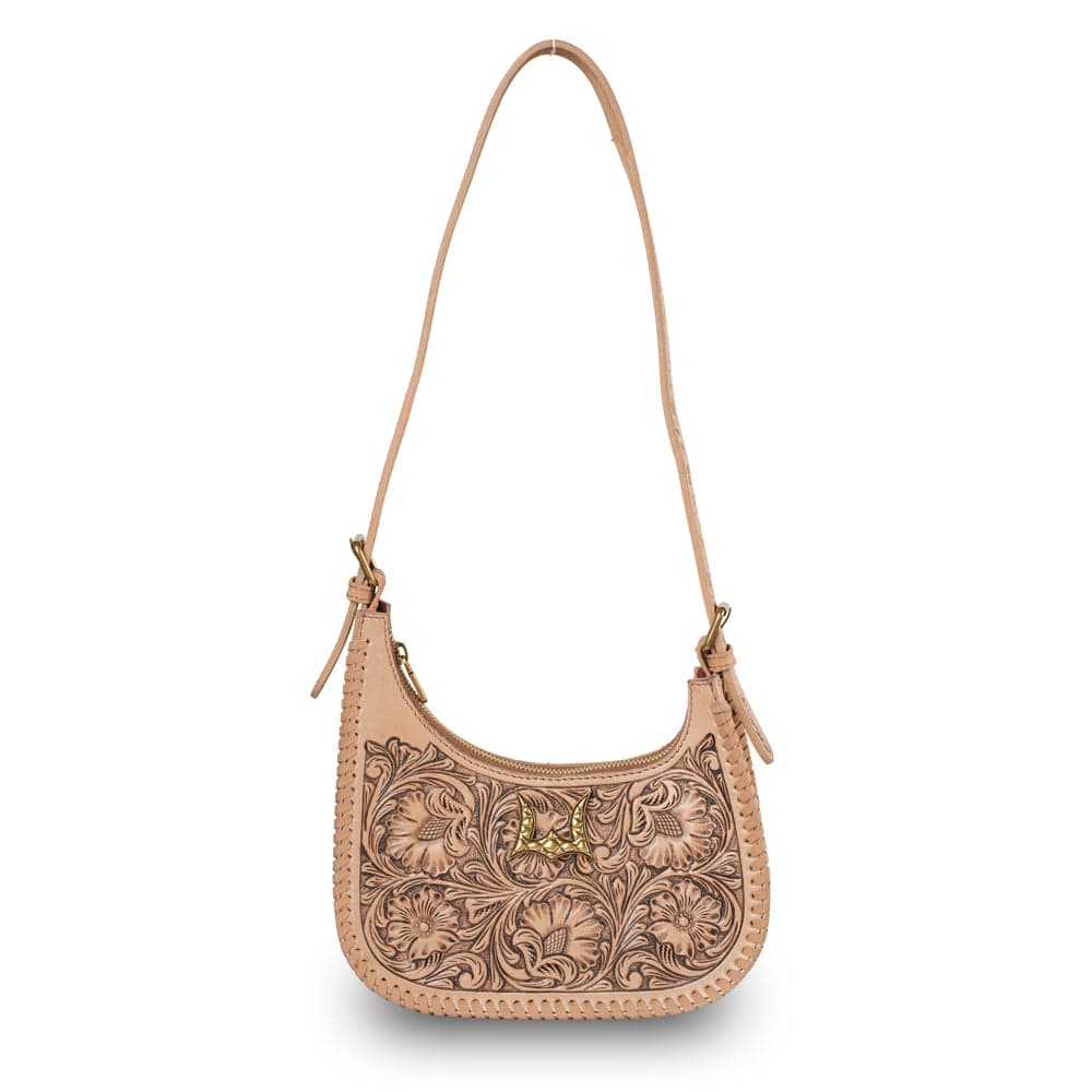 Handtooled Dannia Medium Purse - Slant Form - Slant Form - Thumbnail 5